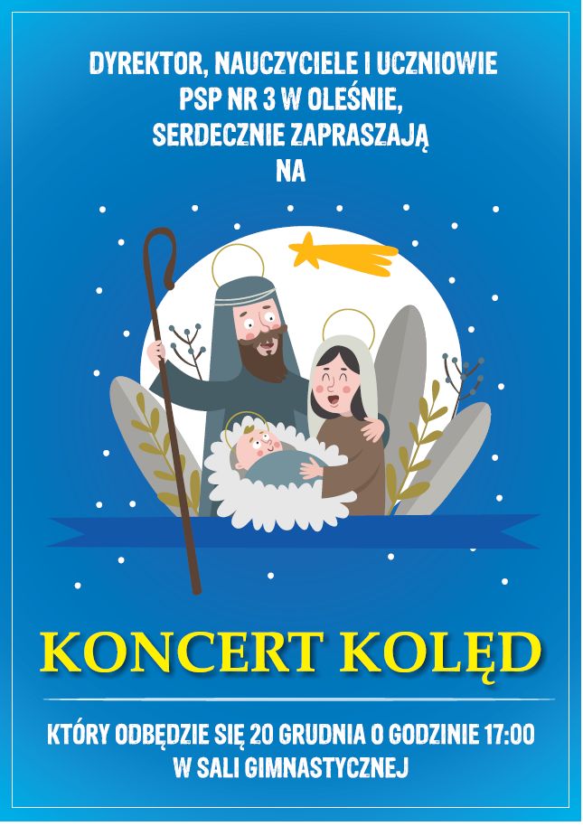 plakat koncert koled