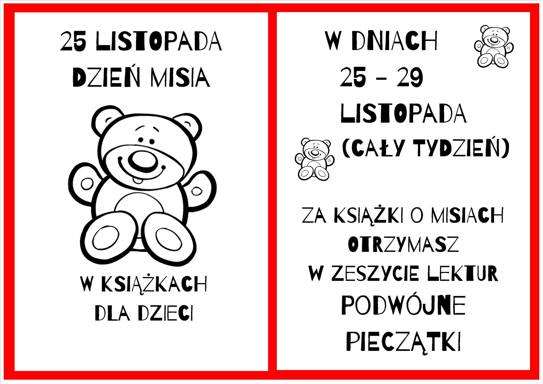 dzien misia plakat