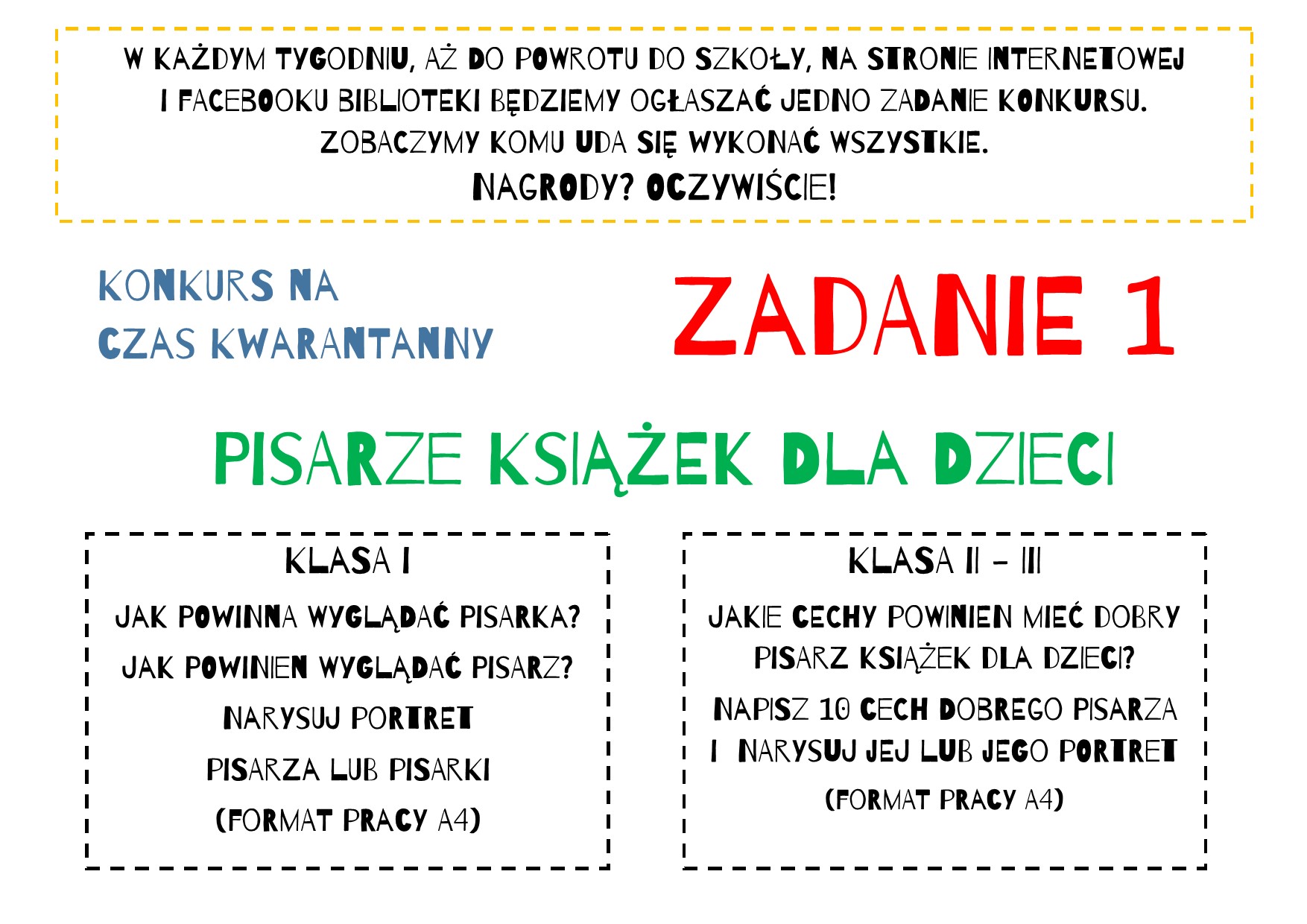 zadanie 1 pisarze