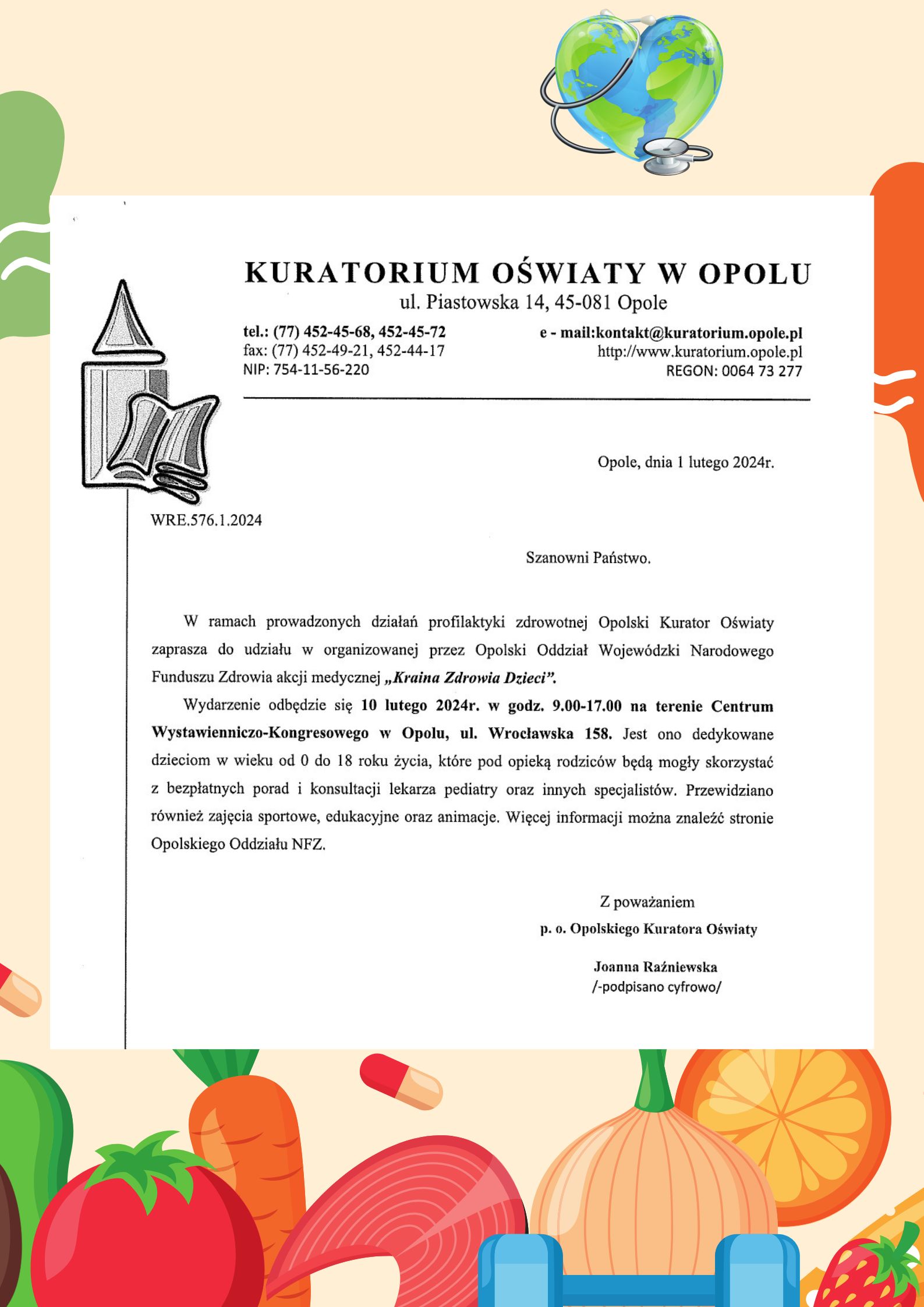 plakat Kraina Zdrowia